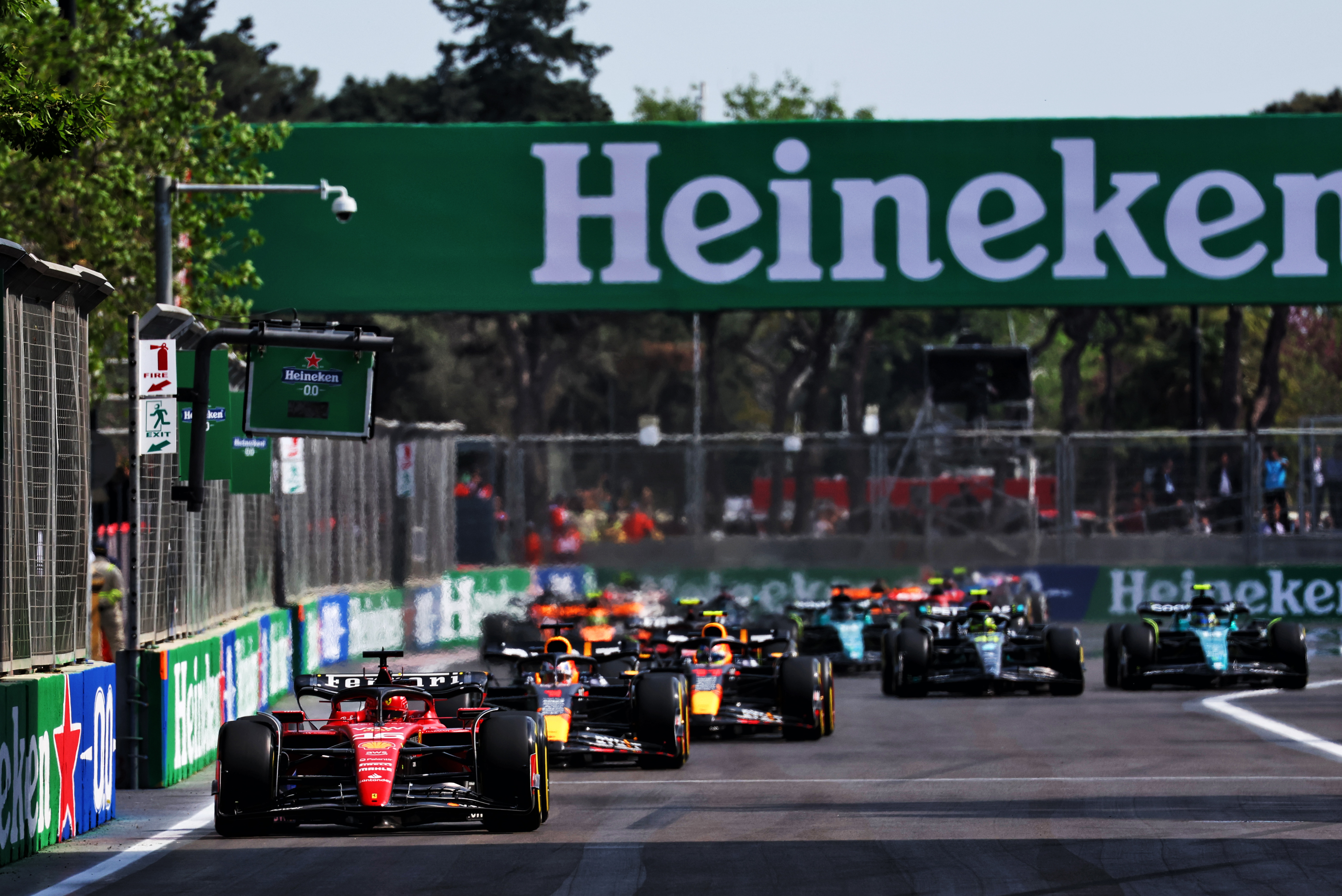 Motor Racing Formula One World Championship Azerbaijan Grand Prix Race Day Baku, Azerbaijan