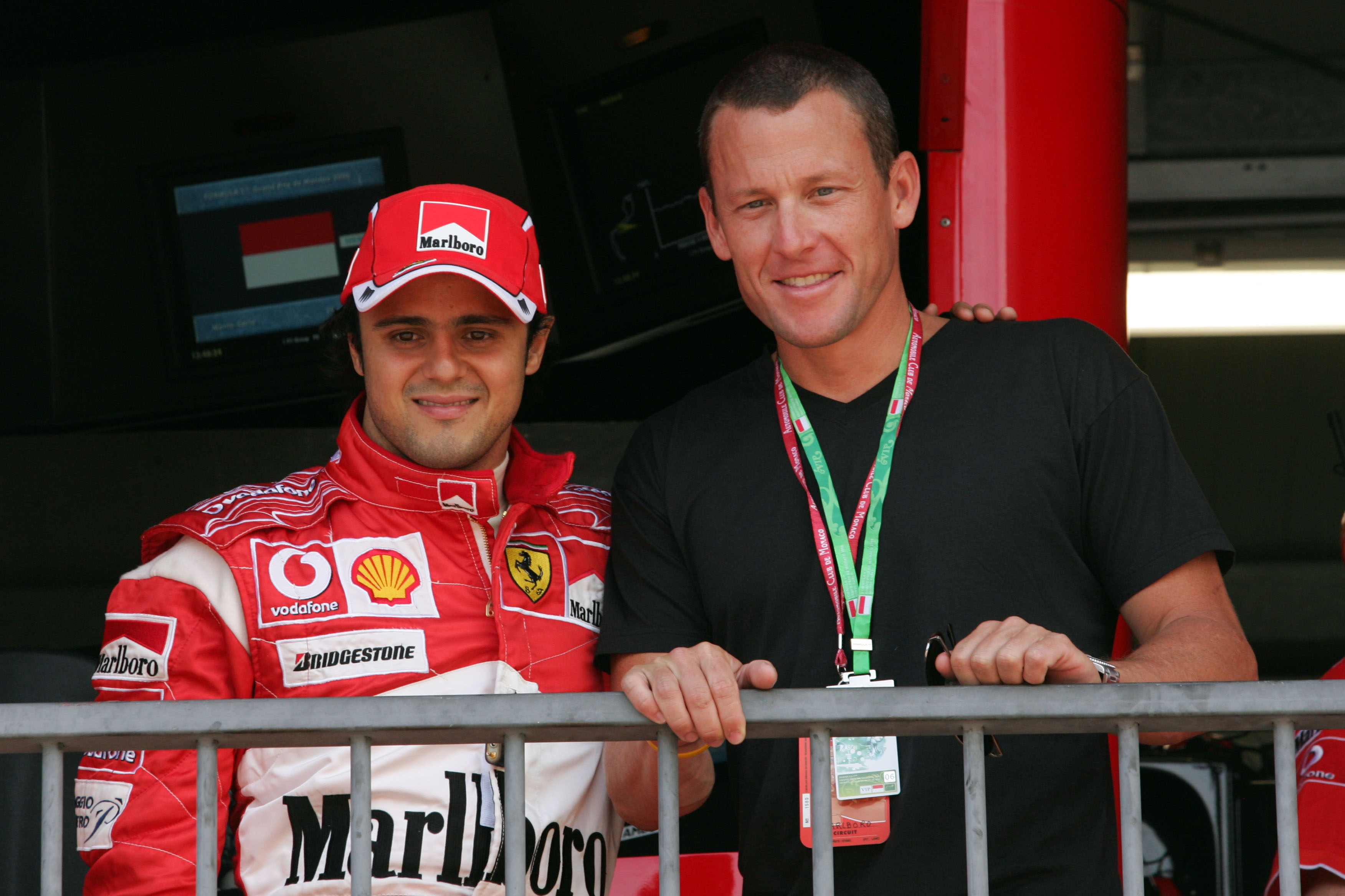 Felipe Massa Ferrari F1 Lance Armstrong