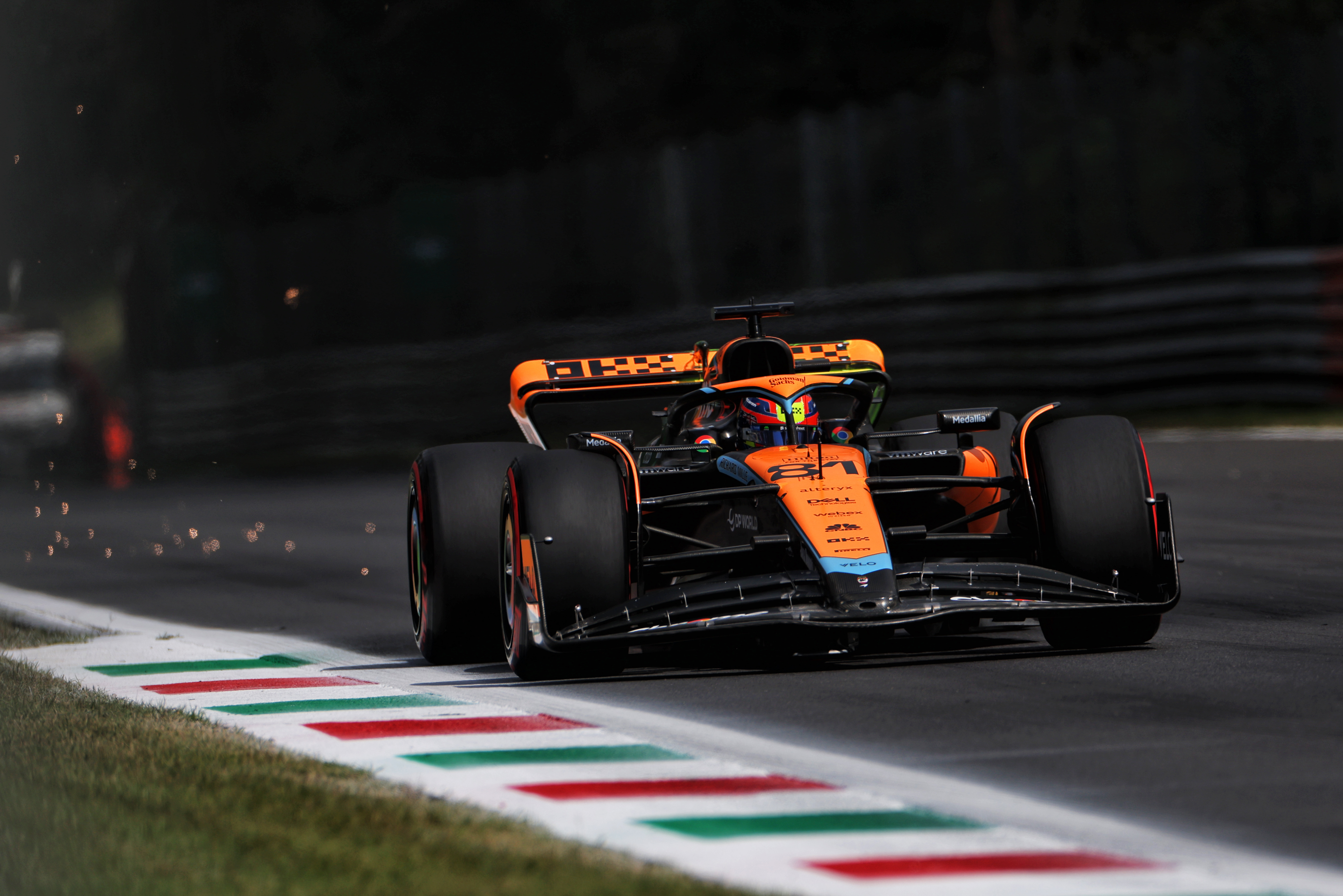 Motor Racing Formula One World Championship Italian Grand Prix Practice Day Monza, Italy