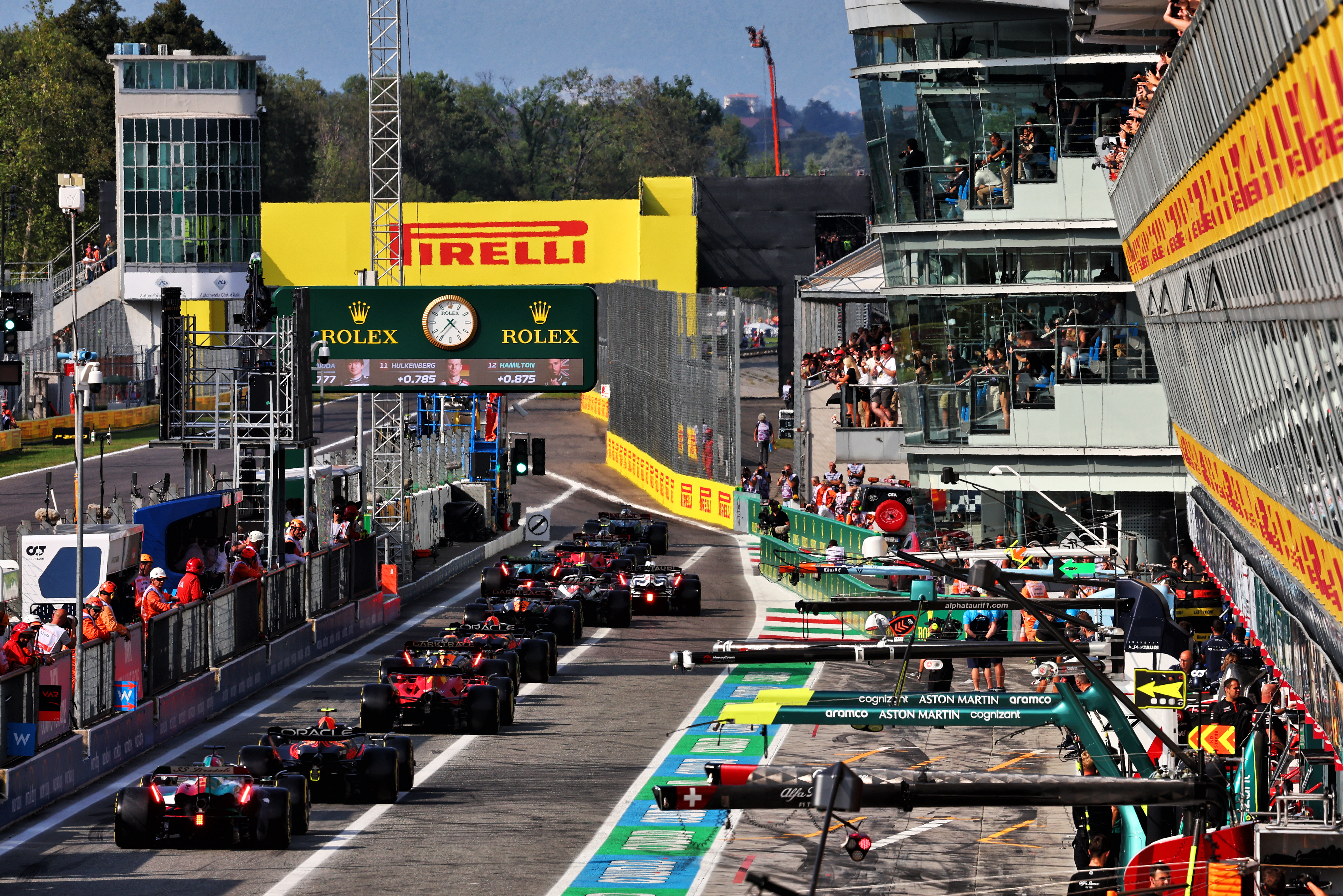 Motor Racing Formula One World Championship Italian Grand Prix Qualifying Day Monza, Italy