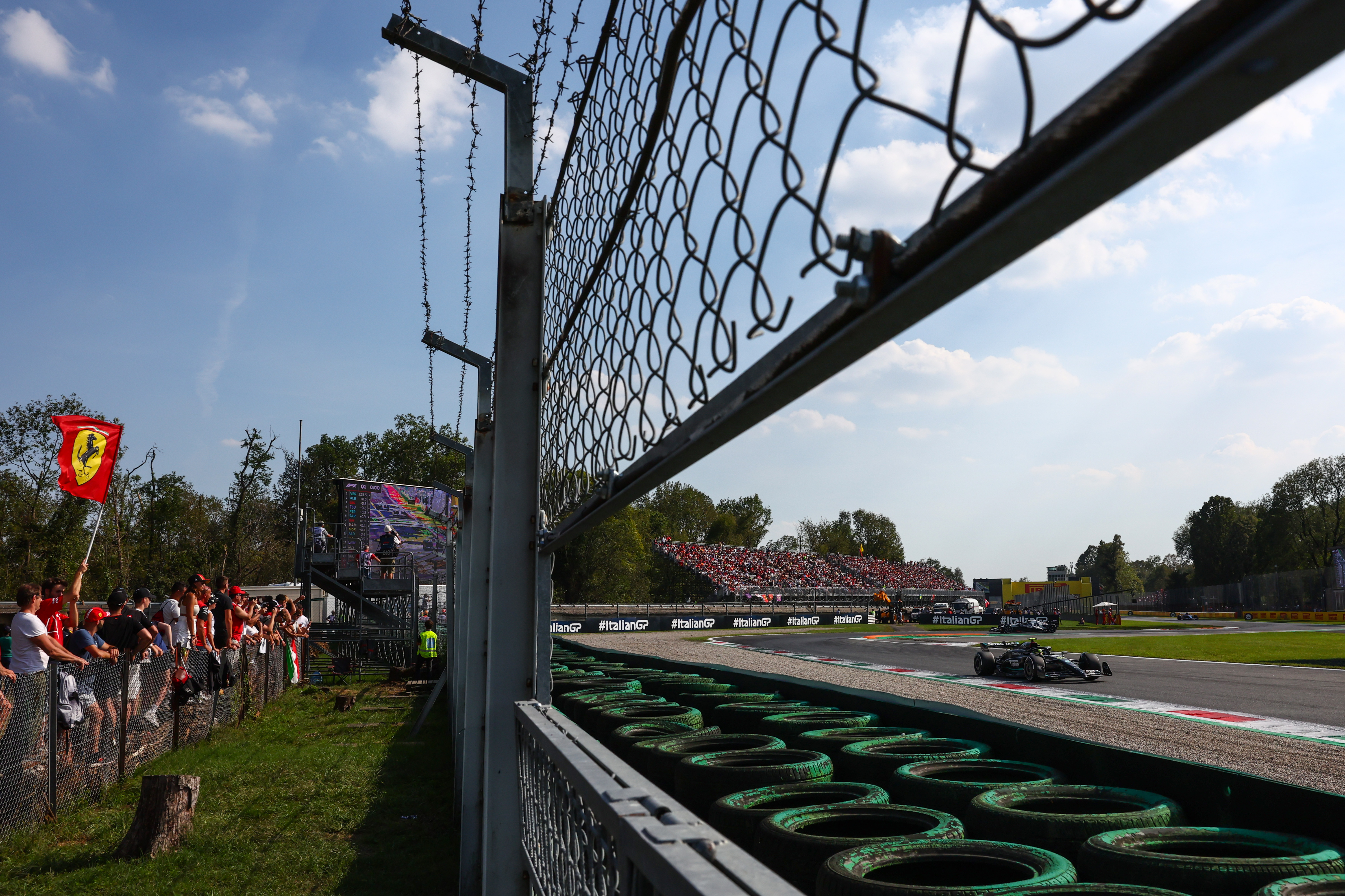 Motor Racing Formula One World Championship Italian Grand Prix Qualifying Day Monza, Italy