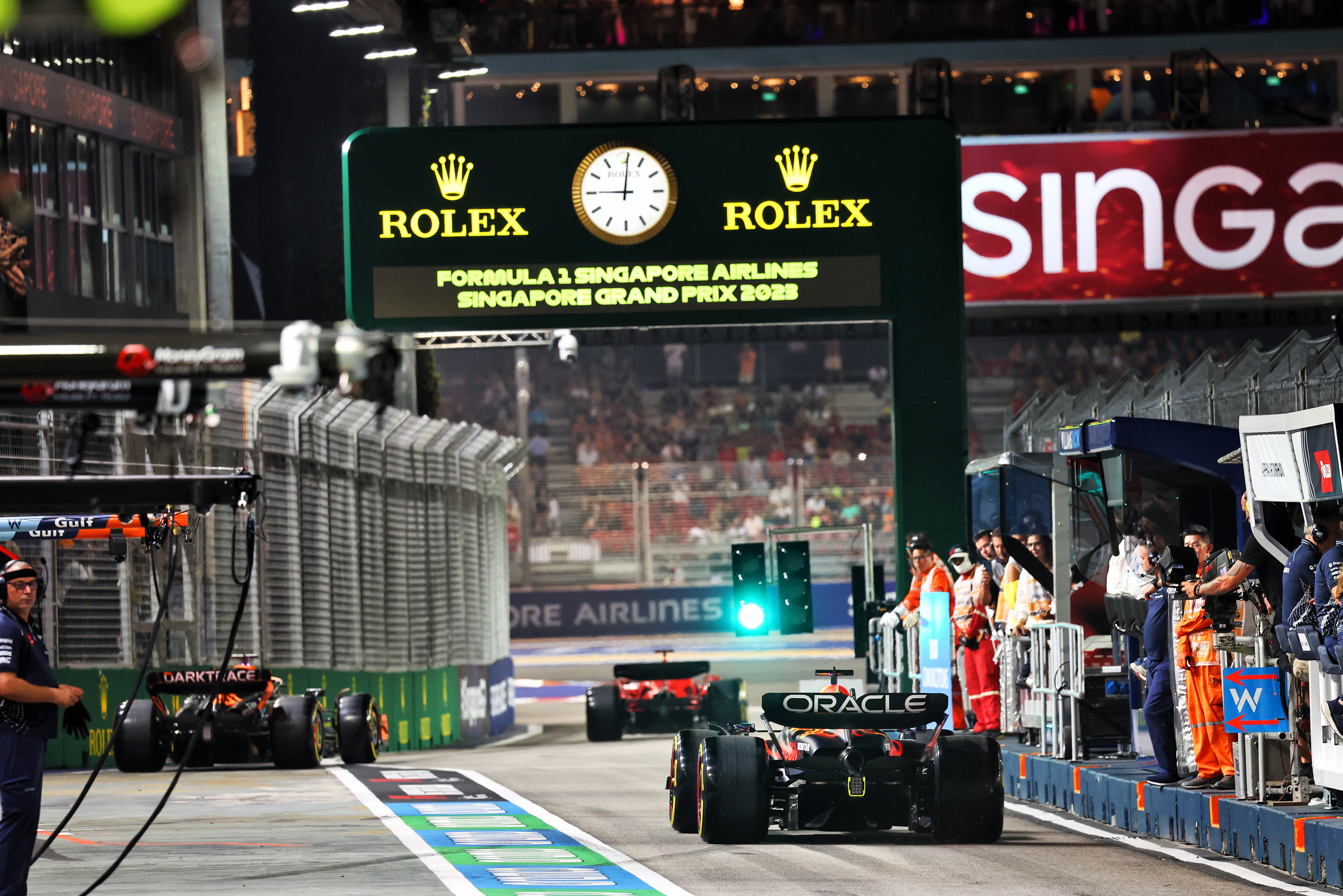 Motor Racing Formula One World Championship Singapore Grand Prix Practice Day Singapore, Singapore