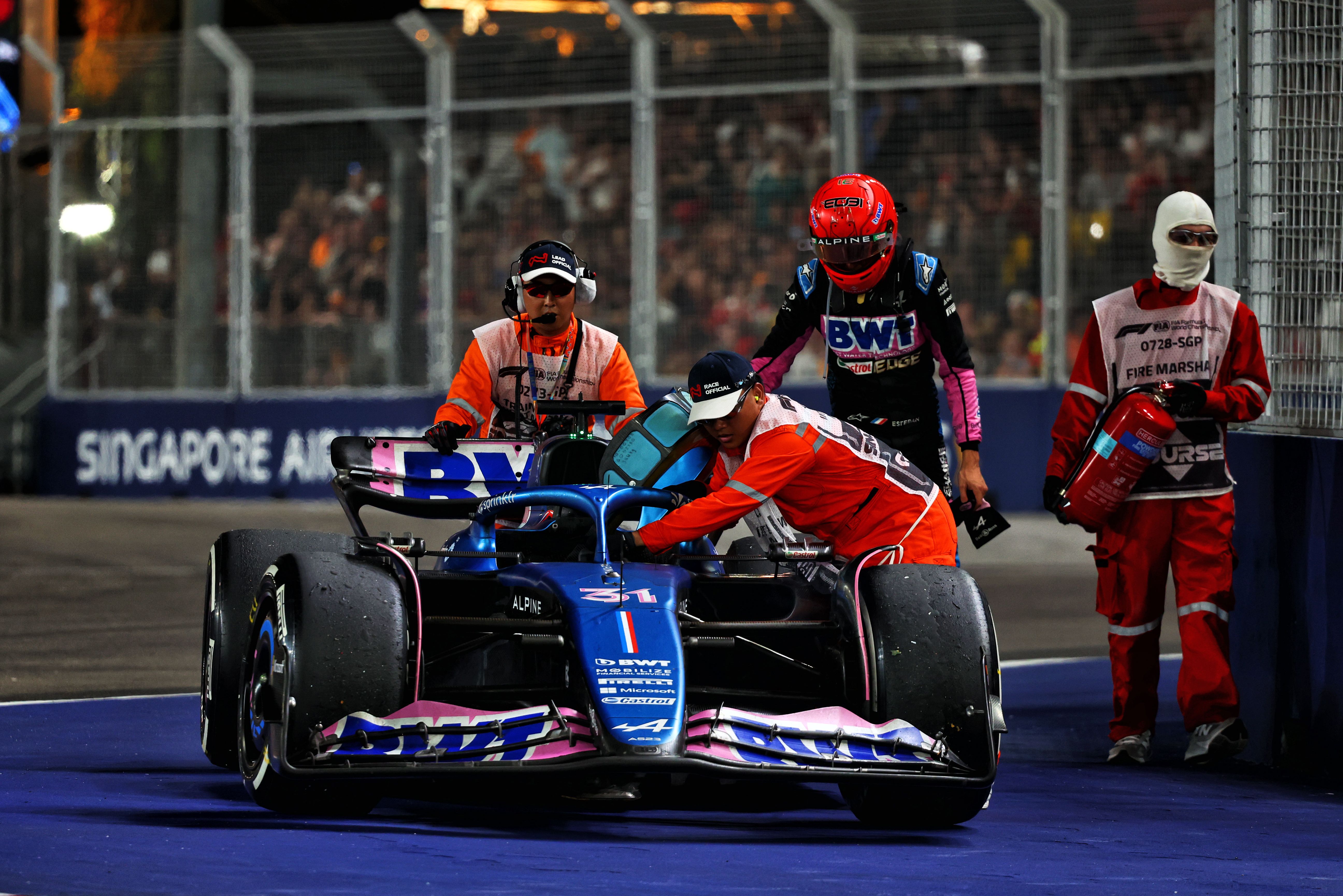 Motor Racing Formula One World Championship Singapore Grand Prix Race Day Singapore, Singapore