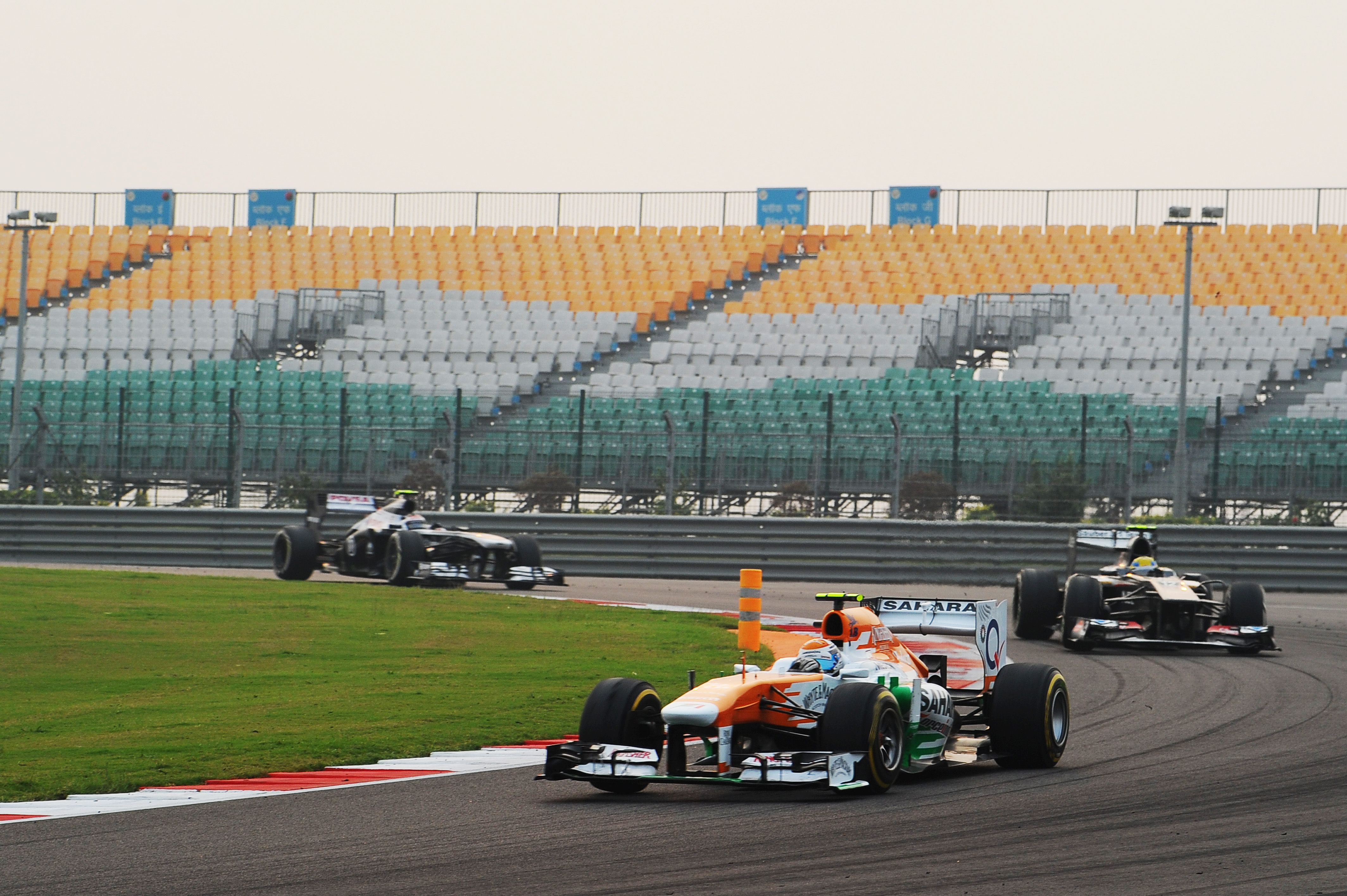 Motor Racing Formula One World Championship Indian Grand Prix Race Day New Delhi, India