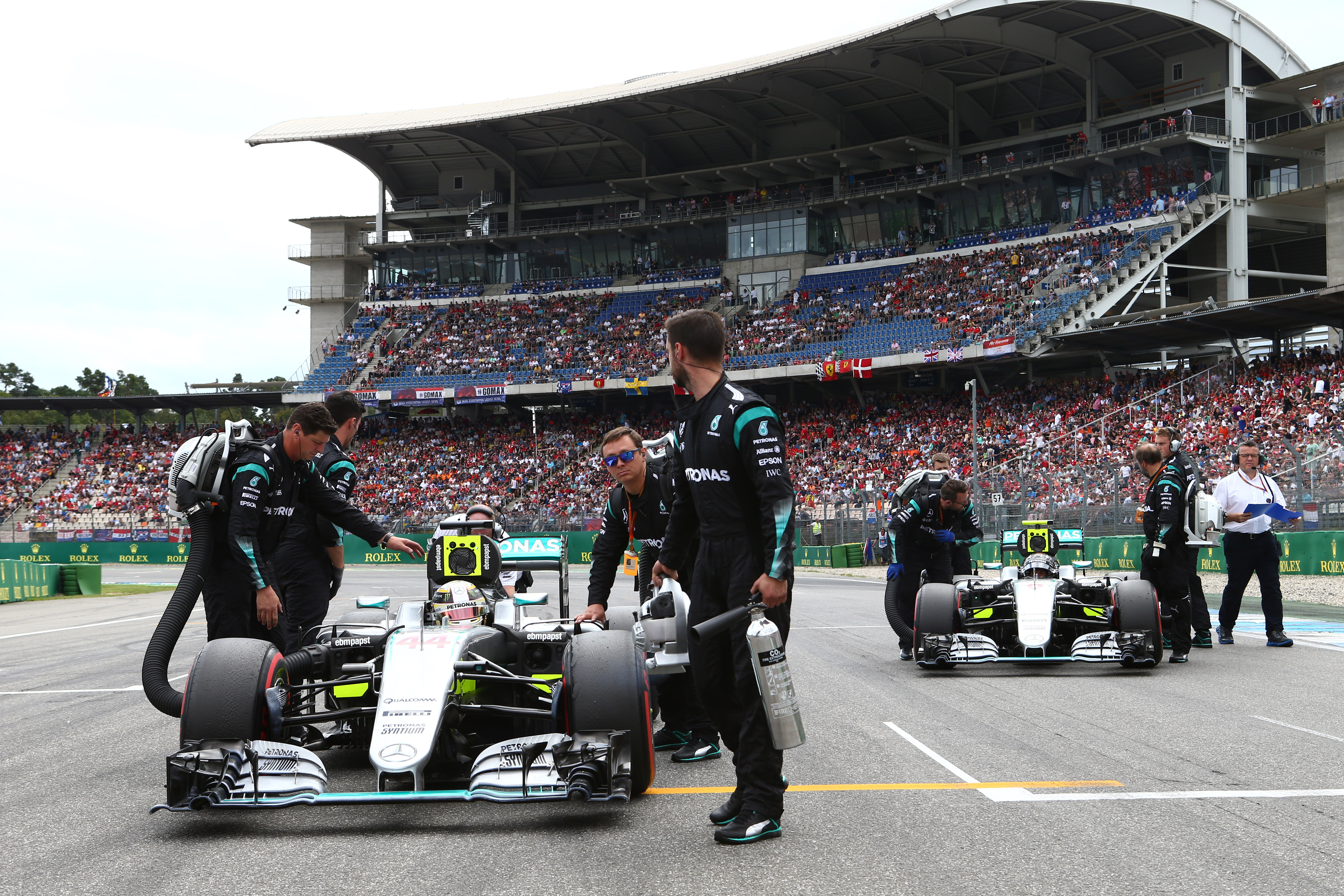 Motor Racing Formula One World Championship German Grand Prix Race Day Hockenheim, Germany