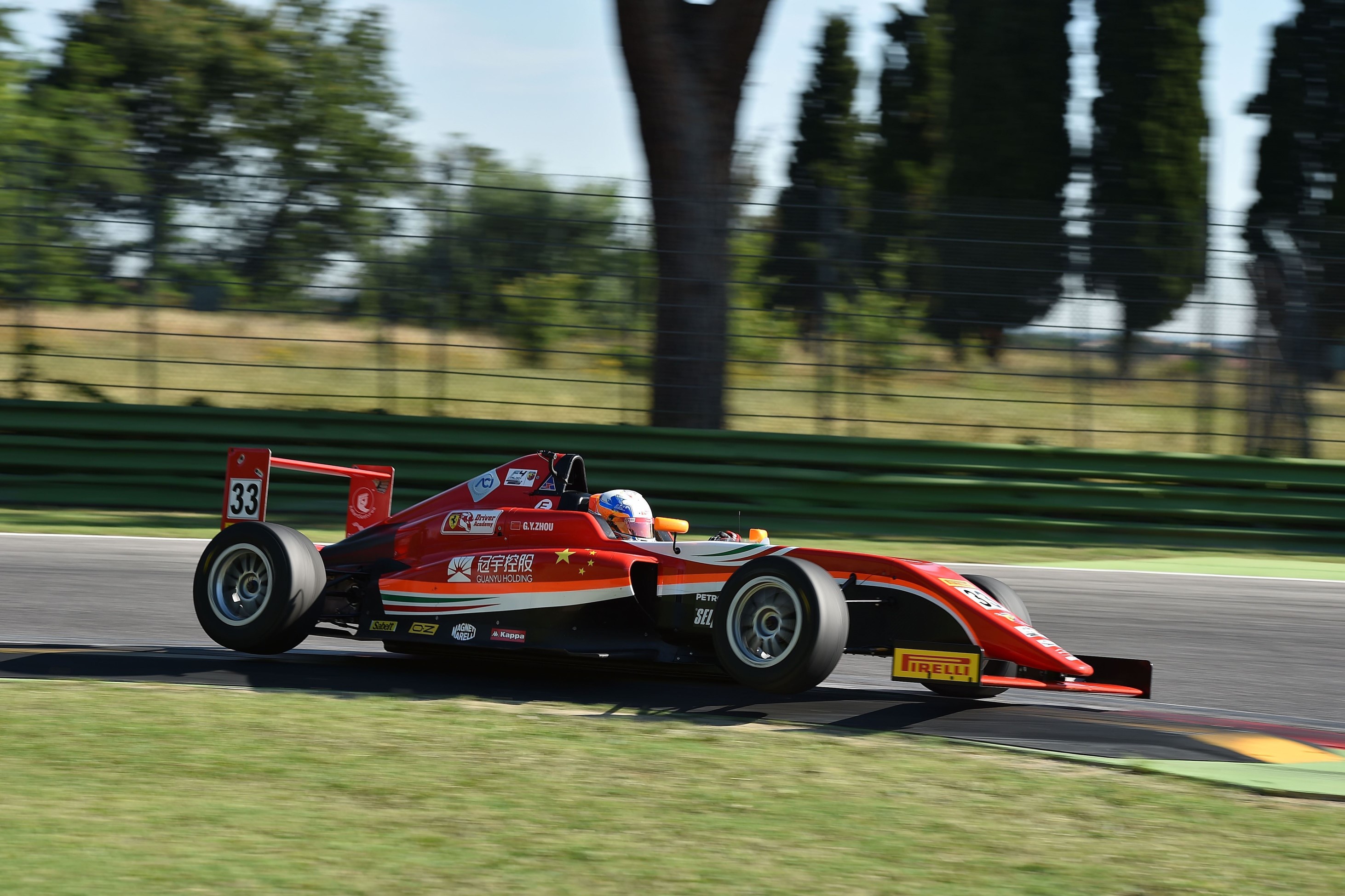 Zhou Guanyu Italian F4