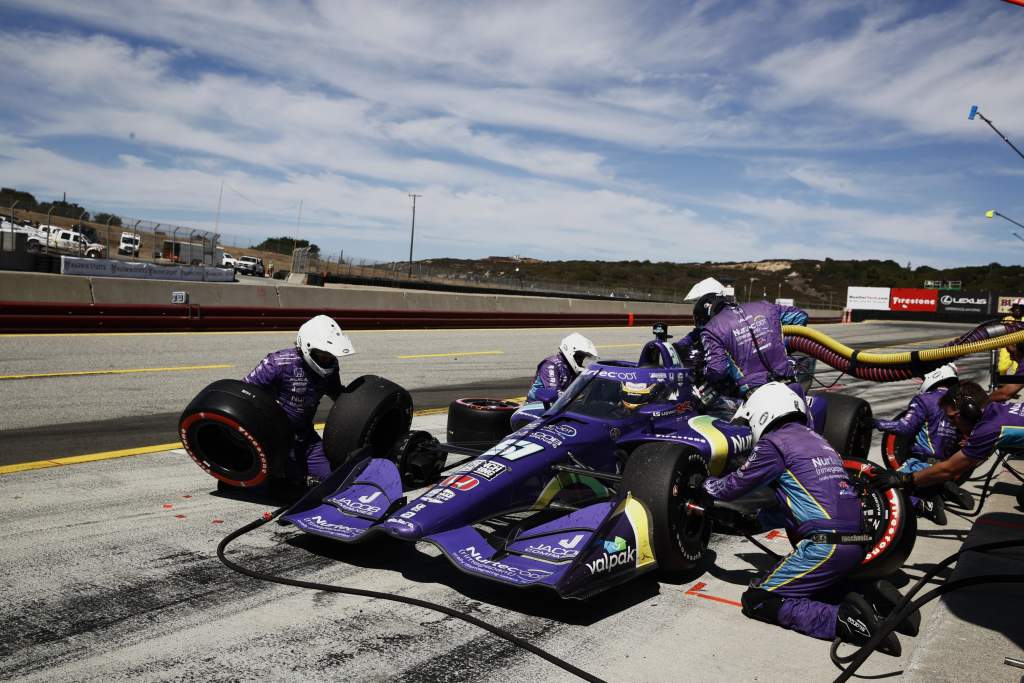 Romain Grosjean Dale Coyne Racing Laguna Seca IndyCar