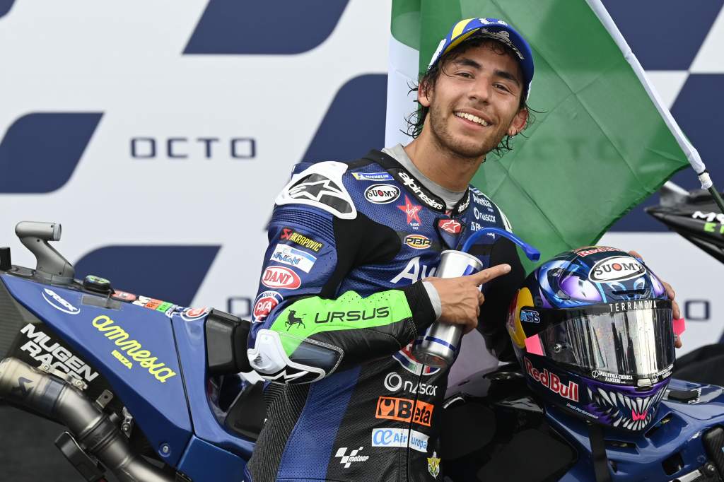 Enea Bastianini Avintia Ducati MotoGP Misano podium