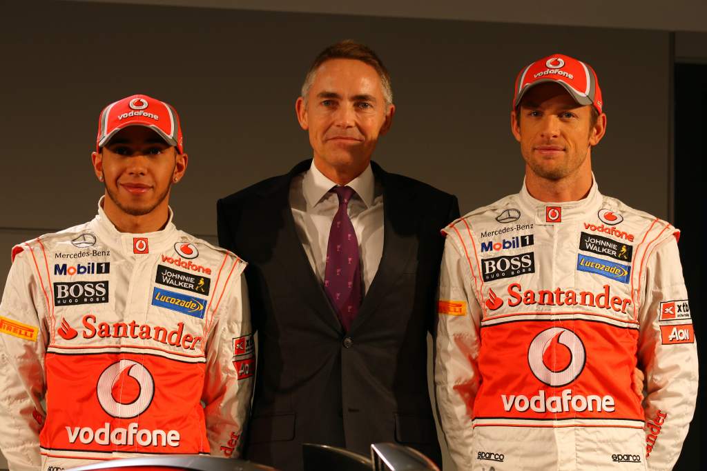 Martin Whitmarsh McLaren F1 Lewis Hamilton Jenson Button