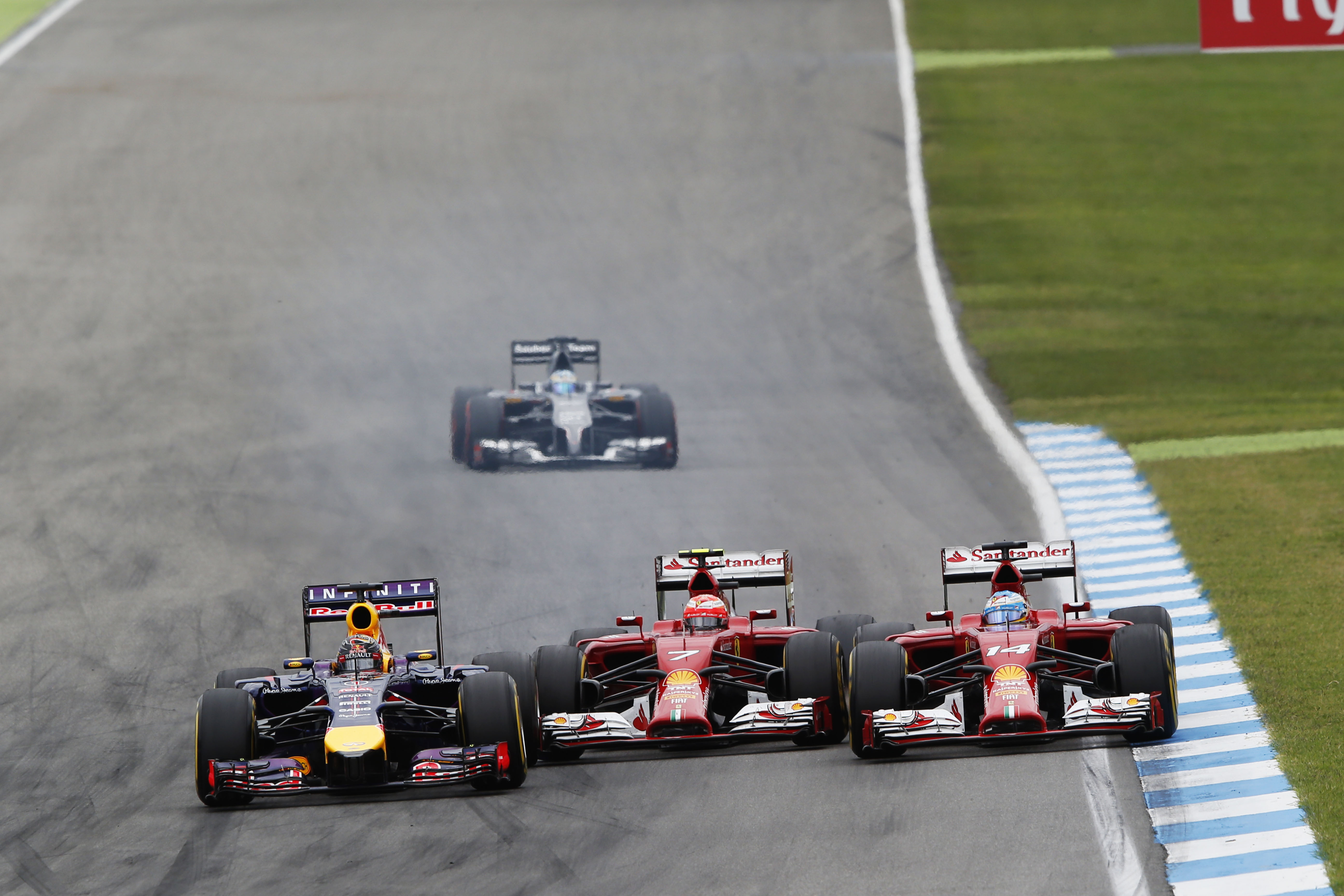 Motor Racing Formula One World Championship German Grand Prix Race Day Hockenheim, Germany