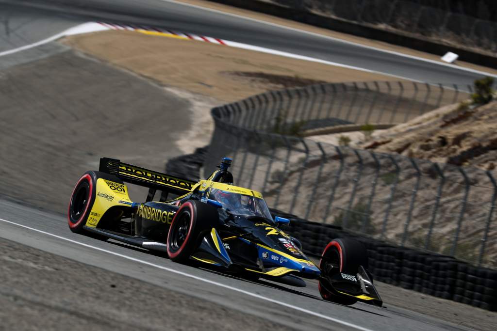 Herta takes IndyCar pole at Laguna Seca, Newgarden only 17th