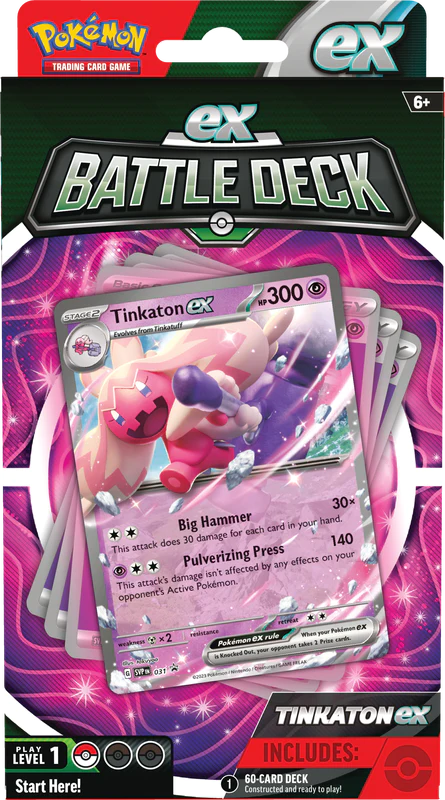 Pokemon Tinkaton EX Battle Deck