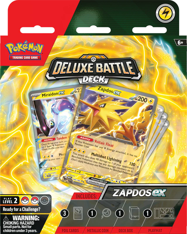 Zapdos Ex Deluxe Battle - Deck 