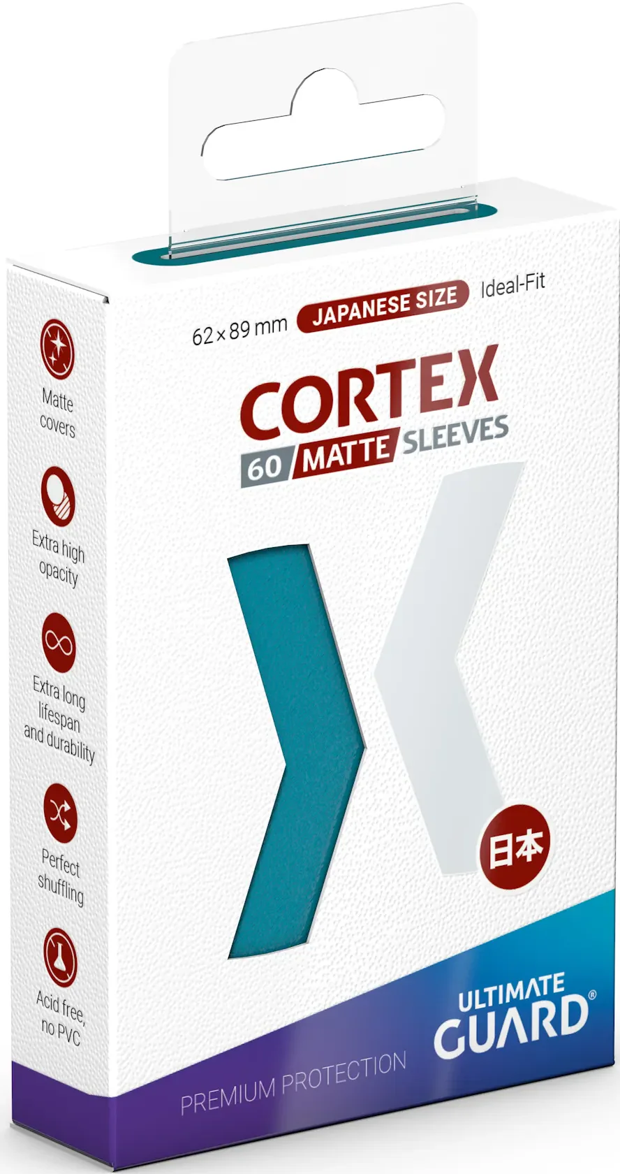 Ultimate Guard Cortex Japanese Size Sleeves 62x89mm (60pcs)