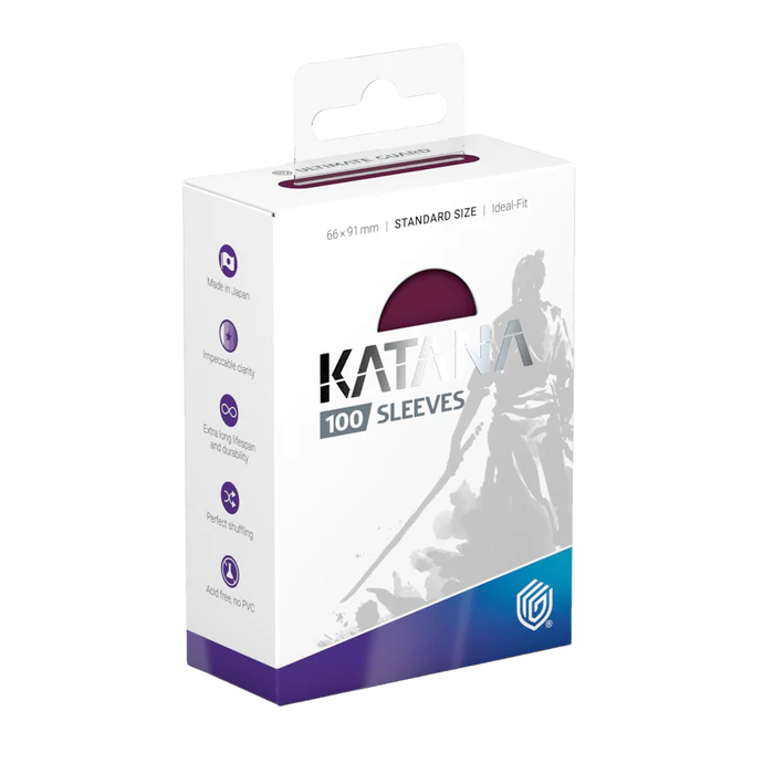 Ultimate Guard Katana Standard Size Sleeve 66x91mm (100pcs) Plum