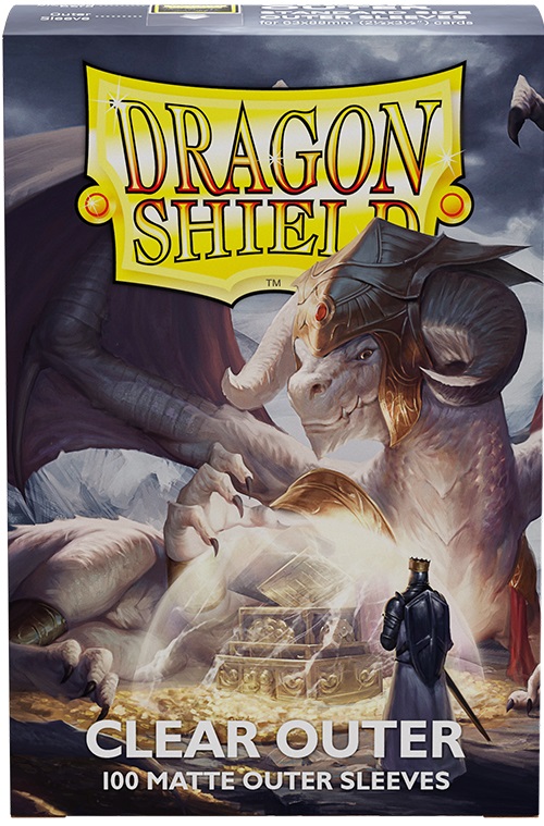 Dragon Shield Standard Size Clear Matte Outer Sleeves