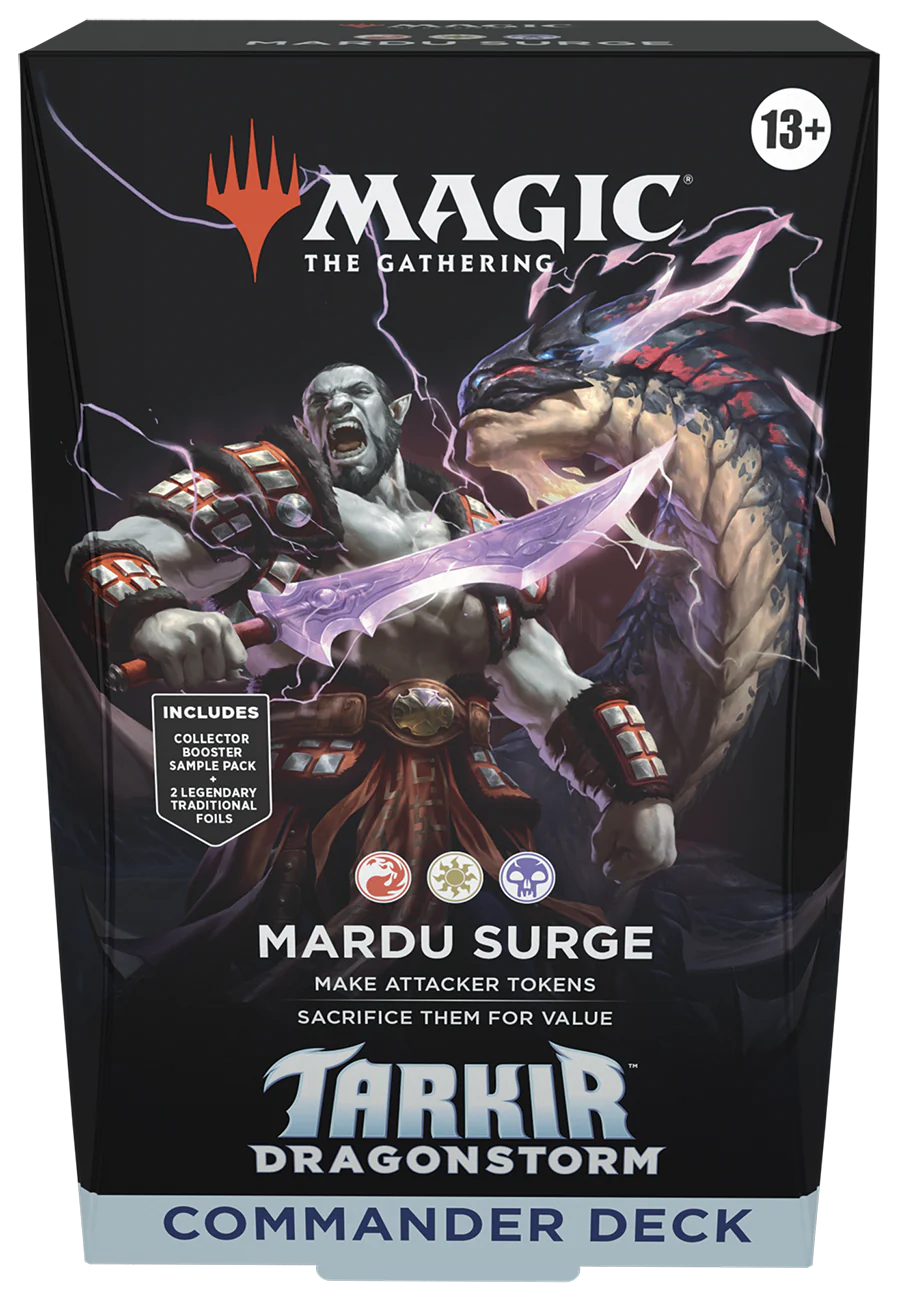 Magic The Gathering Tarkir Dragonstorm Mardu Surge Commaner Deck
