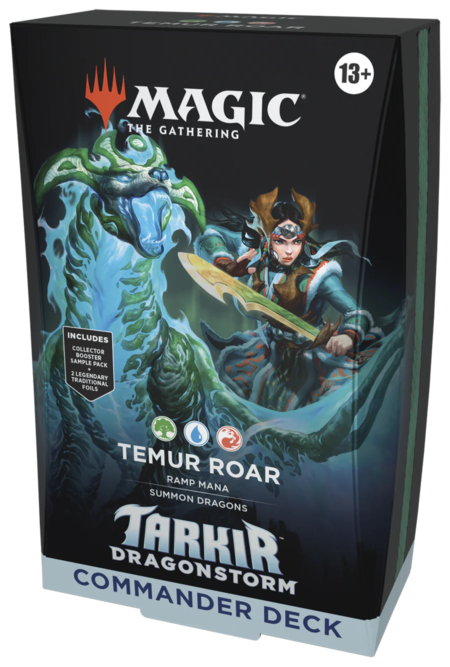 Magic The Gathering Tarkir Dragonstorm Temur Roar Commander Deck
