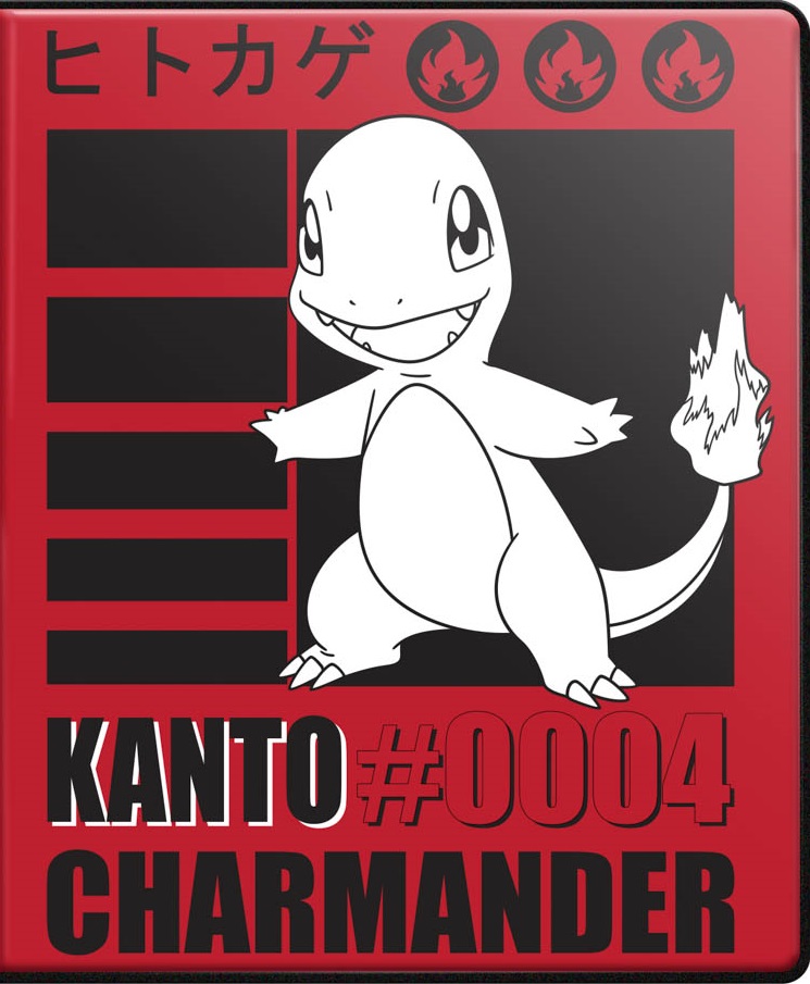 9PKT Binder UP Charmander