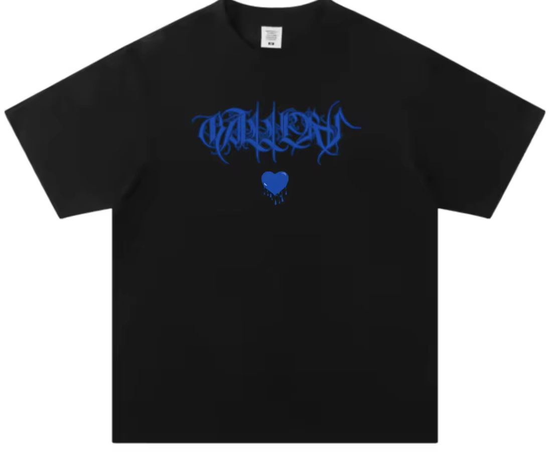 TTG Black & Blue Tee (Oversized)