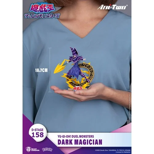 Yu-Gi-Oh Duel Monsters Dark Magician DS-158 D-Stage Statue