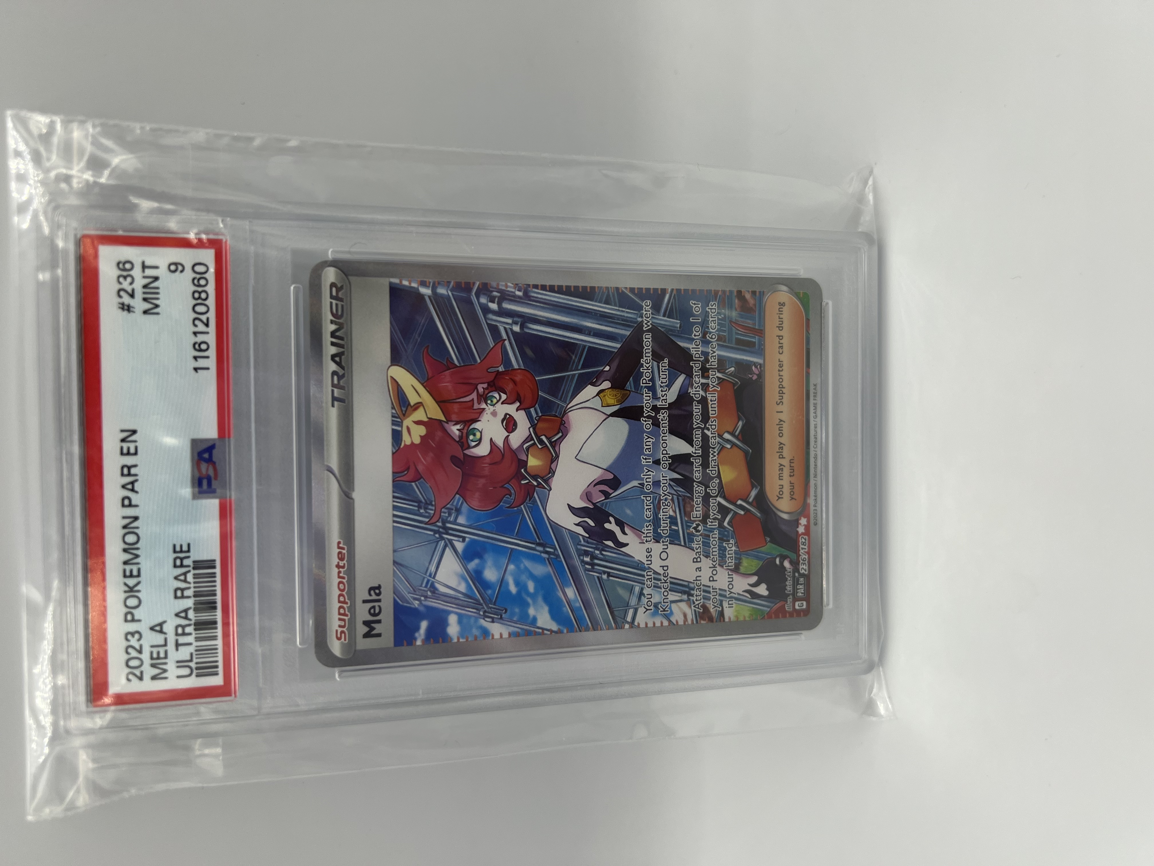 2023 Scarlet and Violet Paradox Rift Mela 236/182 PSA 9