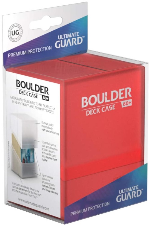 Ultimate Guard Boulder Ruby (80 Cards)