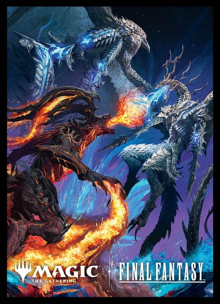 Ultra Pro MTG Final Fantasy Bahamut and Ifrit Standard Sleeves 66x91mm (100pcs)