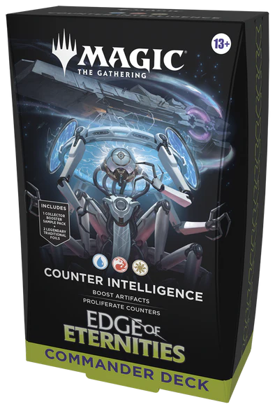 Magic The Gathering Edge of Eternities Counter Intelligence Commander Deck
