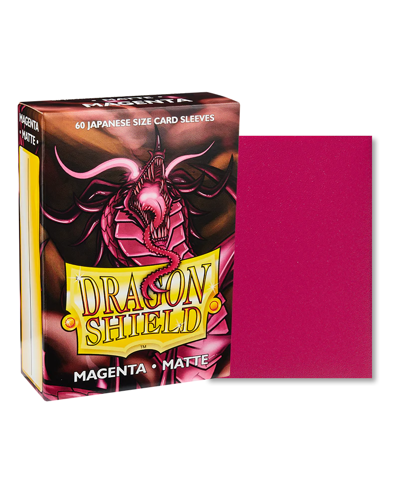 Dragon Shield Japanese Size Matte Sleeves Magenta (60pcs)