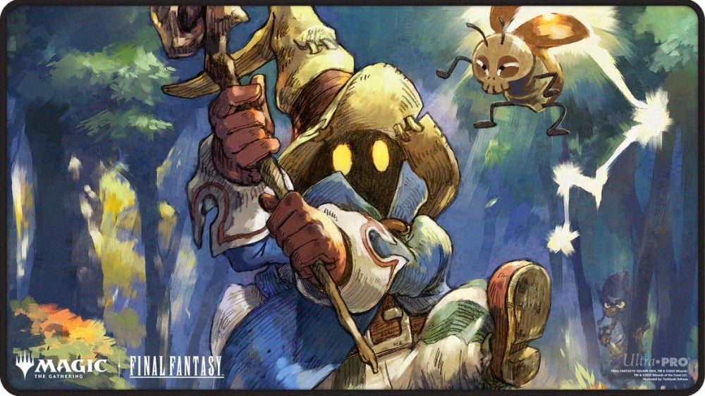 Magic: The Gathering®—FINAL FANTASY™ Vivi Ornitier Black Stitched Playmat