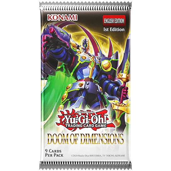 YGO Doom of Dimensions Booster Pack