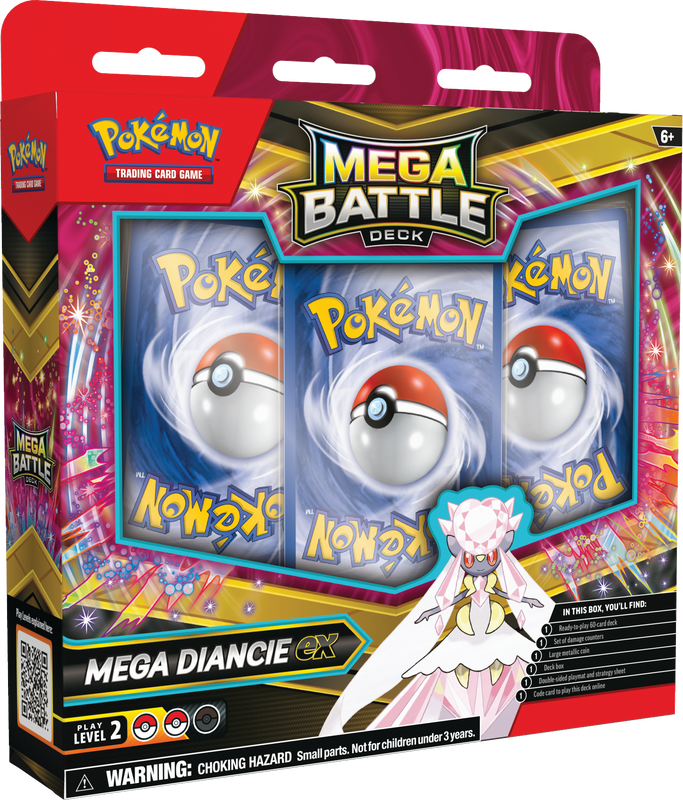 Pokemon Mega Diancie Ex battle Deck