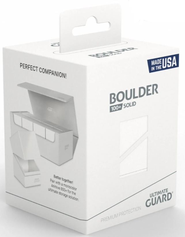 Ultimate Guard Boulder 100+ White Solid