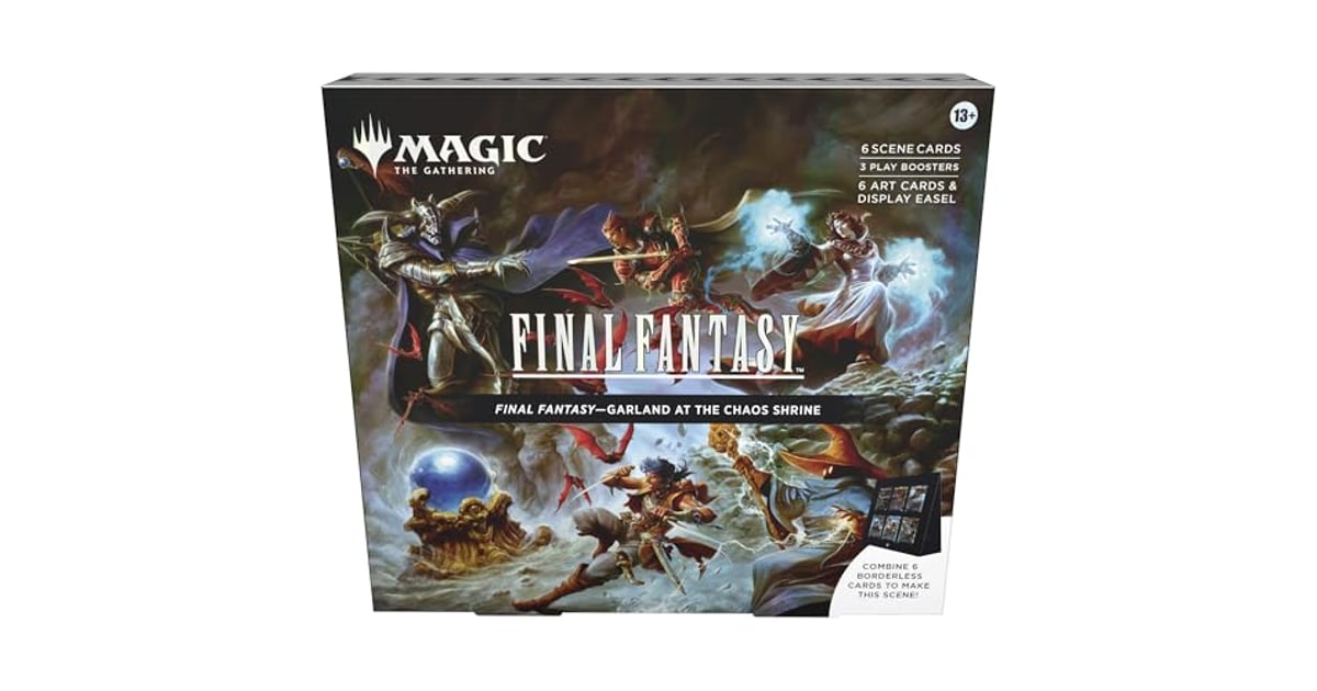 Magic The Gathering Scene Box Final Fantasy - Garland At The Chaos Shrine