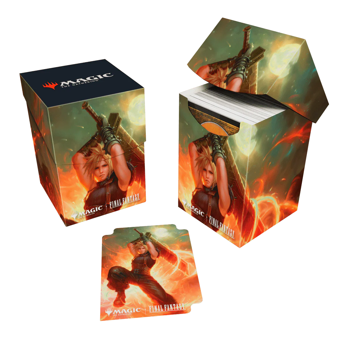 Ultra Pro MTG Final Fantasy Cloud Ex-Soldier 100+ Deck Box