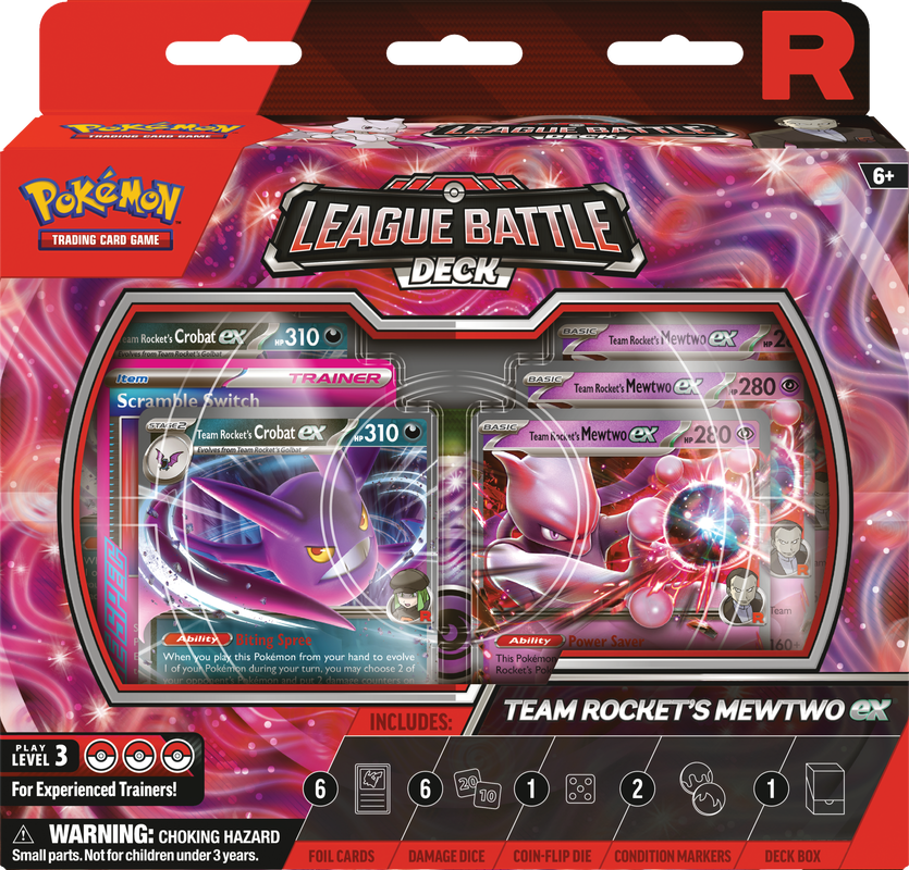  Team Rocket’s Mewtwo ex League Battle Deck