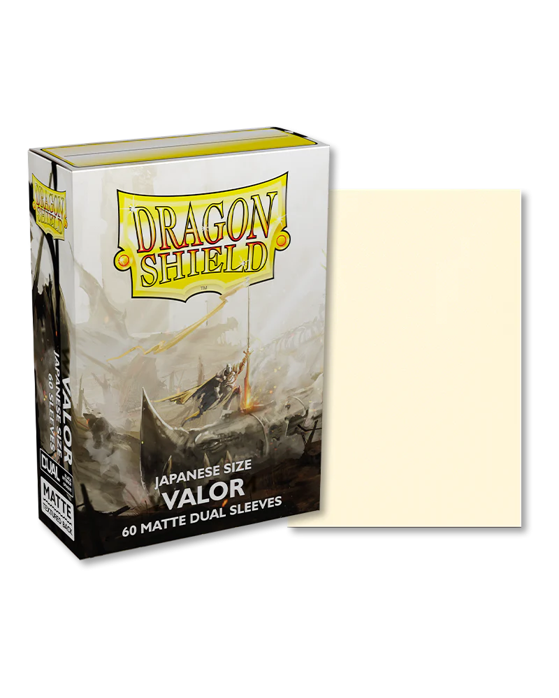 Dragon Shield - 60ct Japanese Size - Dual - Valor Matte