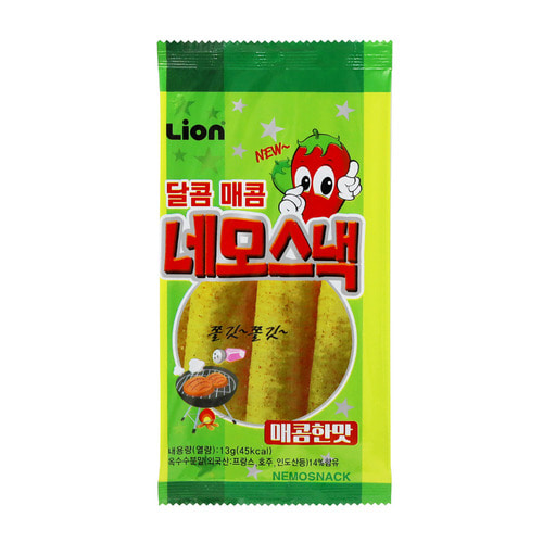 달콤매콤 네모스낵 매콤한맛 - Sweet & Spicy Nemo Snack – Spicy Flavor