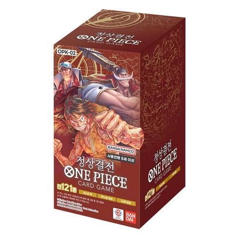 Korean One Piece Card Game Paramount War Booster Pack Vol. 2, Brown, 1 Unit