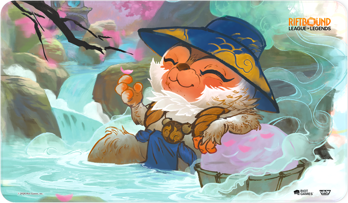 Riftbound Spirit Blossom Teemo Bound Edge 24" x 14" Playmat