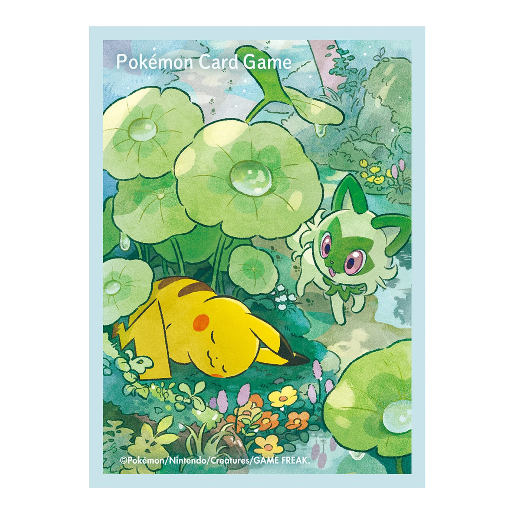 Pokemon Centre Japan Sleeping Pikachu Standard Size Sleeves (64pcs)