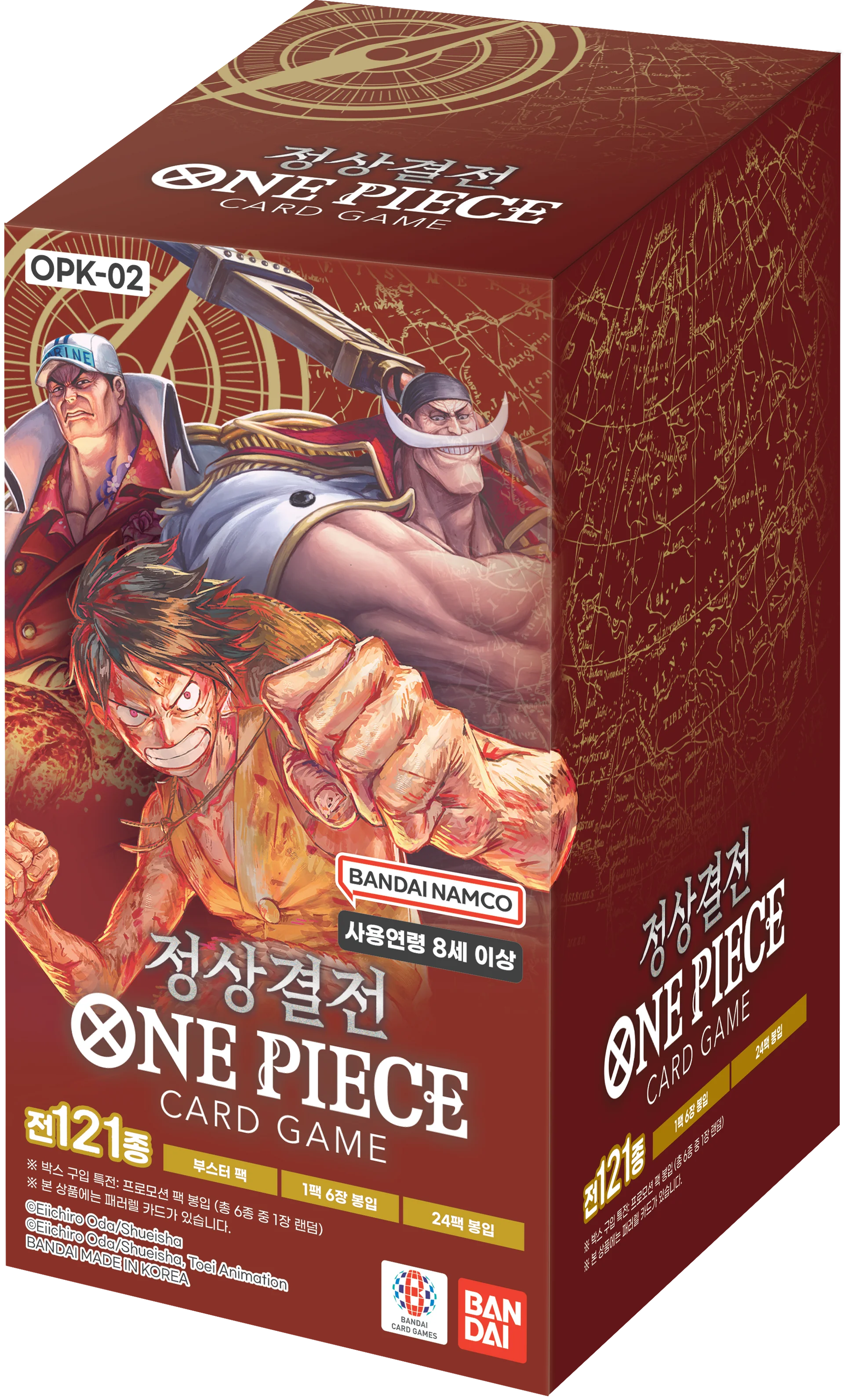 Korean One Piece Booster Pack Vol. 2 – PARAMOUNT WAR (OPK-02)