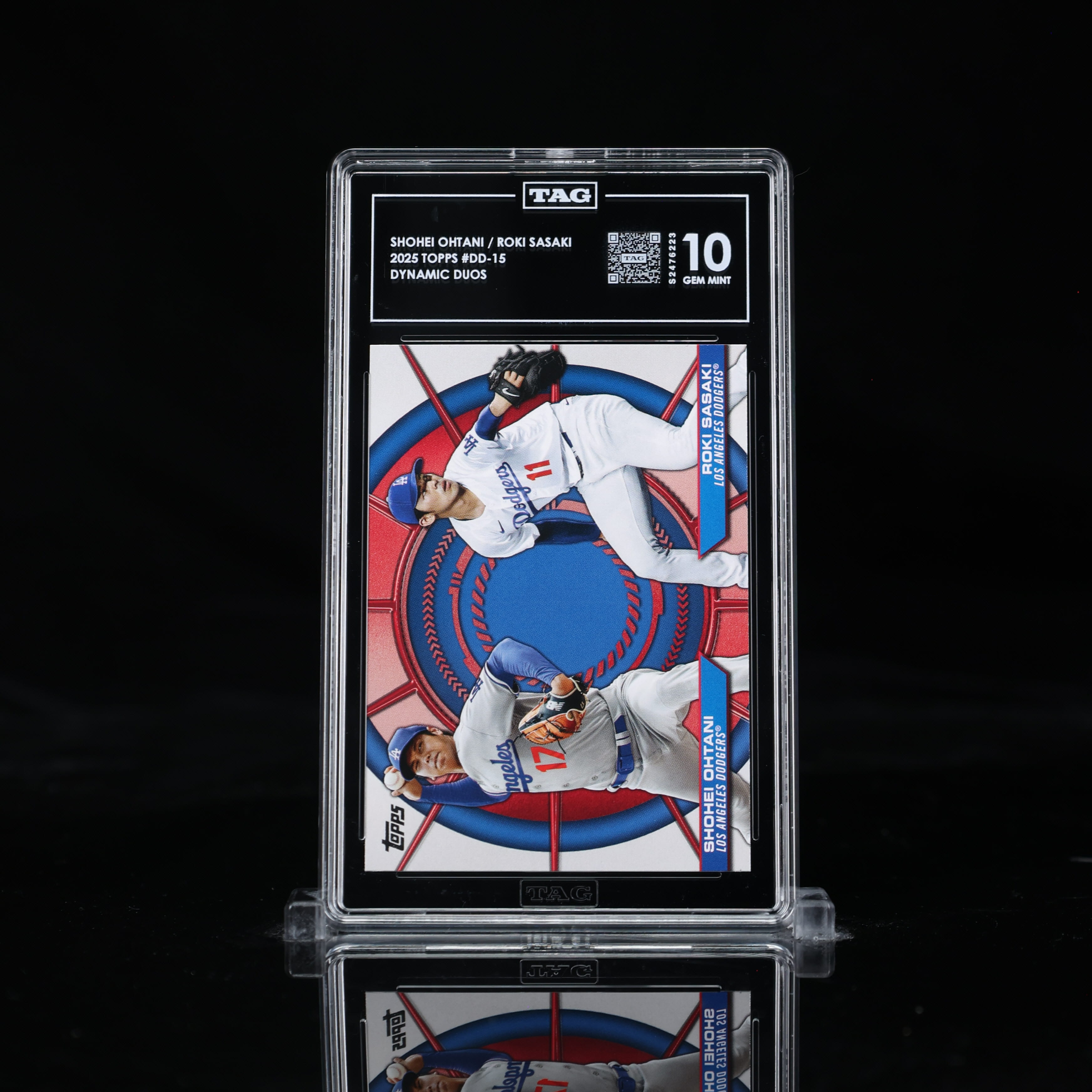 Shohei Ohtani / Roki Sasaki	#DD-15 (10 GEM MINT)	S2476223	2025	Topps	DD-15