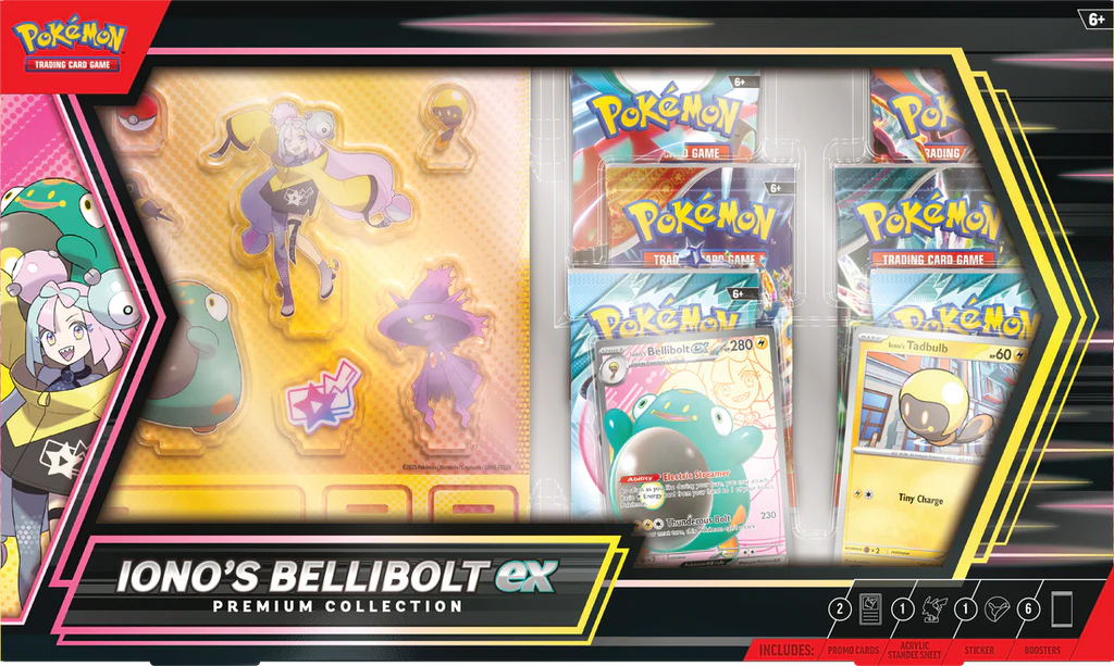 Pokémon Iono’s Bellibolt ex Premium Collection Box