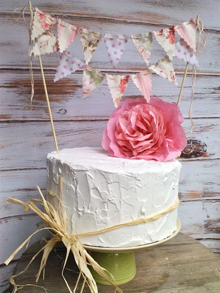 wedding cake bunting