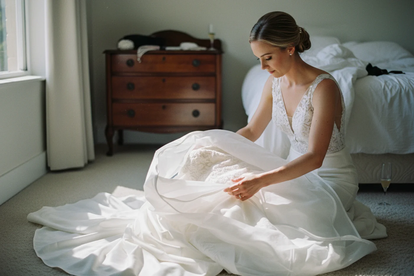 How do I go about preserving my wedding dress?