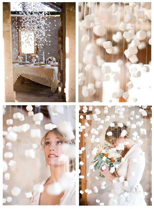 Christmas wedding décor