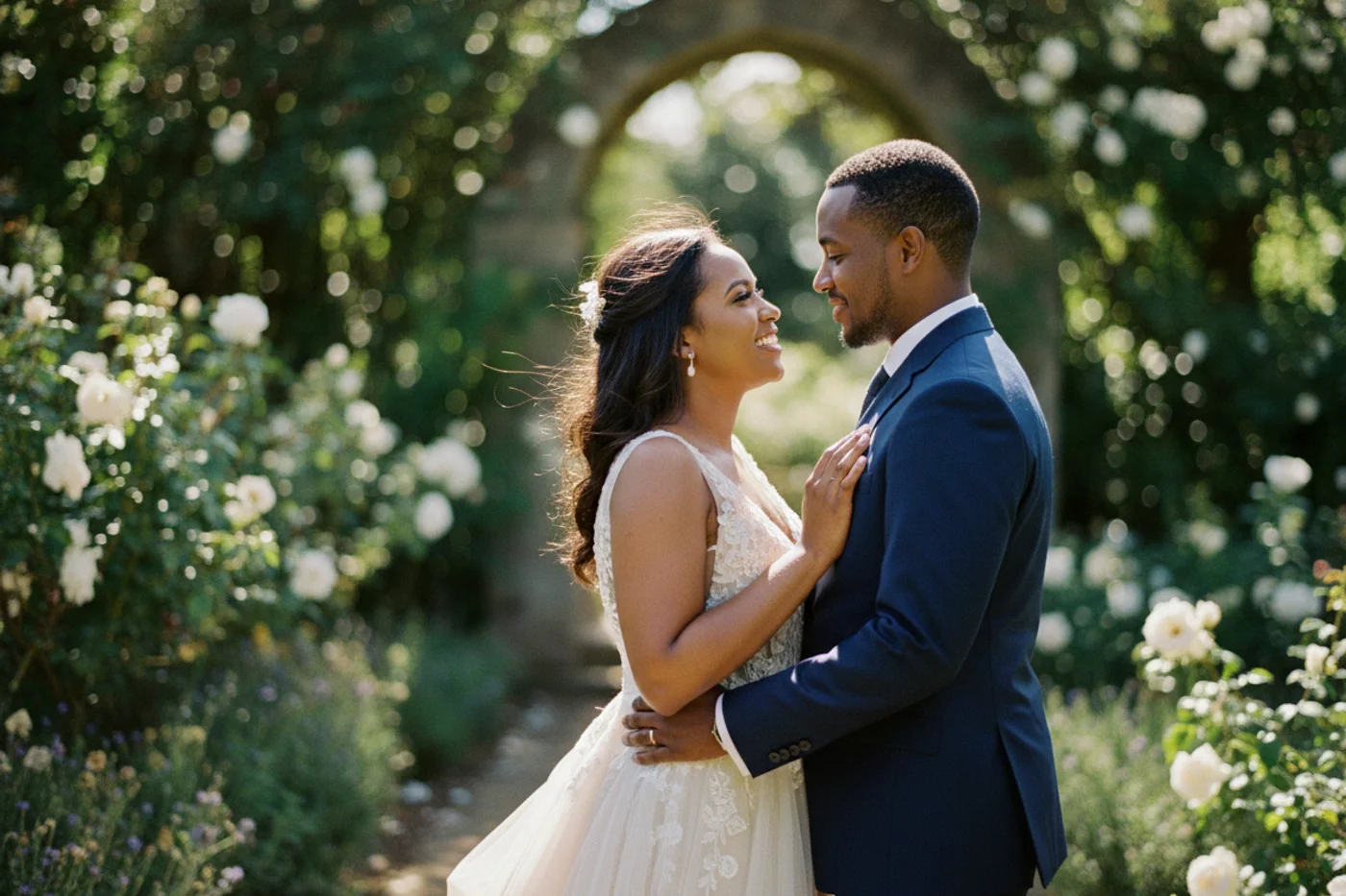 Can I wear another colour besides white on my wedding day?