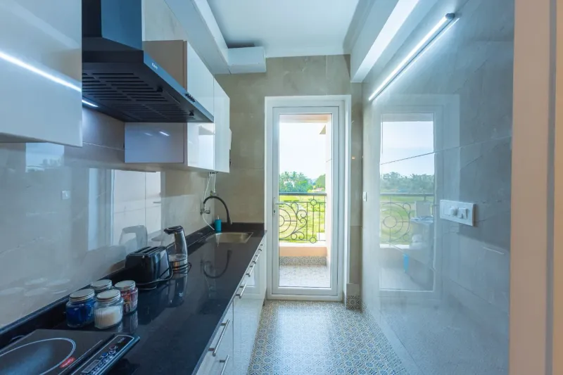 Tranquil 1BHK suite Pool+Field Calangute Da Alohas